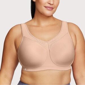 Glamorise high Impact Underwire Sports Bra Sz 40C new‎